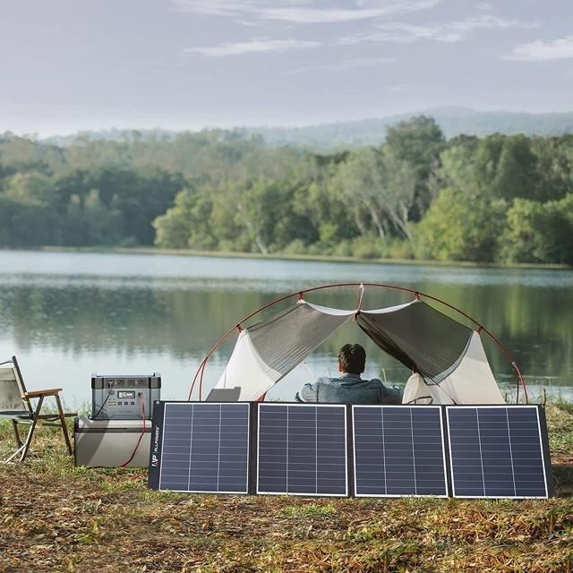 【日本代購】ALLPOWERS 太陽能板 200W 充電 露營 救援 停電 ‎AP-SP-035-BLA-細節圖7