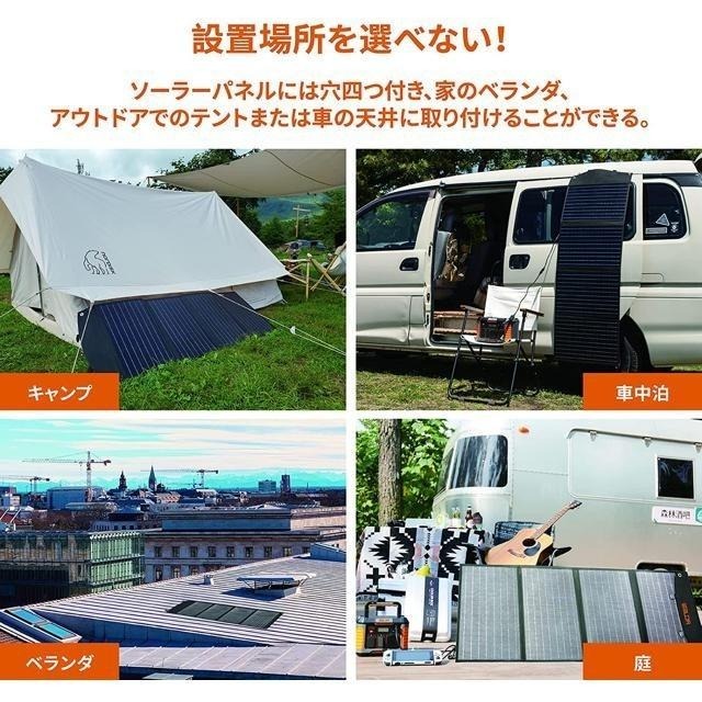 【日本代購】BALDR 太陽能板 120W 充電 露營 救援 停電 TSP-120F-細節圖8