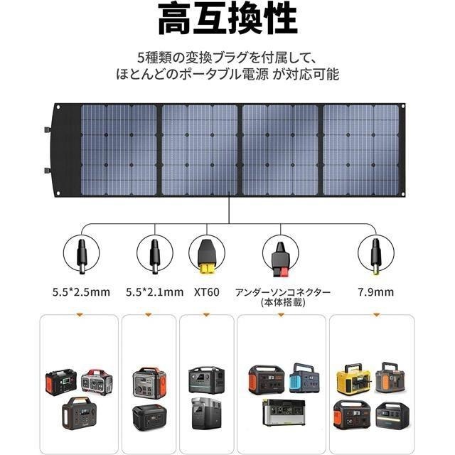 【日本代購】BALDR 太陽能板 200W 充電 露營 救援 停電 ‎TSP-200F-細節圖4