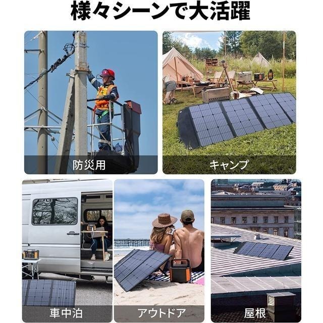 【日本代購】BALDR 太陽能板 200W 充電 露營 救援 停電 ‎TSP-200F-細節圖7