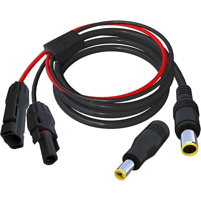 【日本代購】Cleqee 16AWG銅線 MC4轉接DC接頭 (DC7909) (DC5525) 1.9米-細節圖2