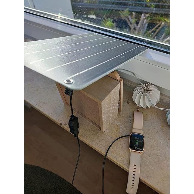 【日本代購】FlexSolar 迷你太陽能板 6W 充電 露營 救援 停電 防災-細節圖5
