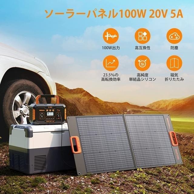 【日本代購】GRECELL 太陽能板 防災 充電 露營 100W AP-SP18v100w-細節圖2