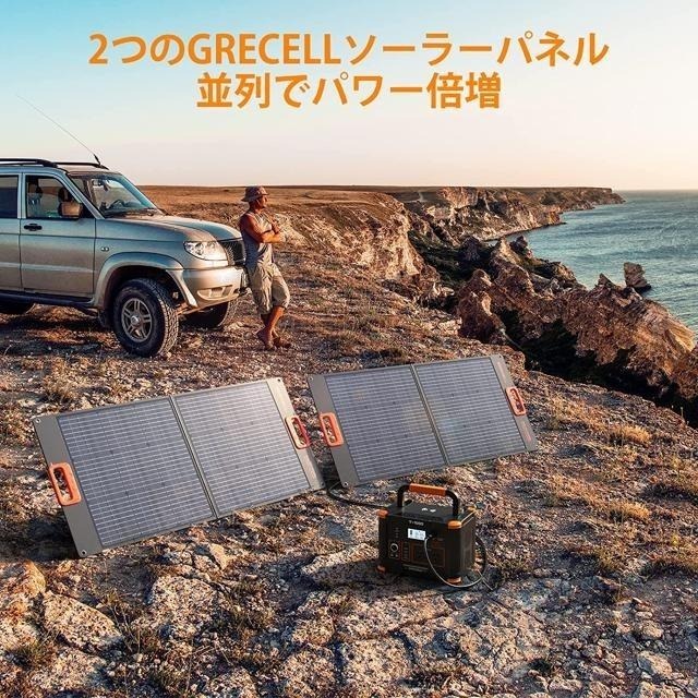 【日本代購】GRECELL 太陽能板 防災 充電 露營 100W AP-SP18v100w-細節圖5