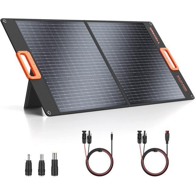 【日本代購】GRECELL 太陽能板 防災 充電 露營 100W AP-SP18v100w-細節圖8