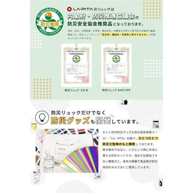 【日本代購】LA・PITA 防災包 31件套裝-細節圖5