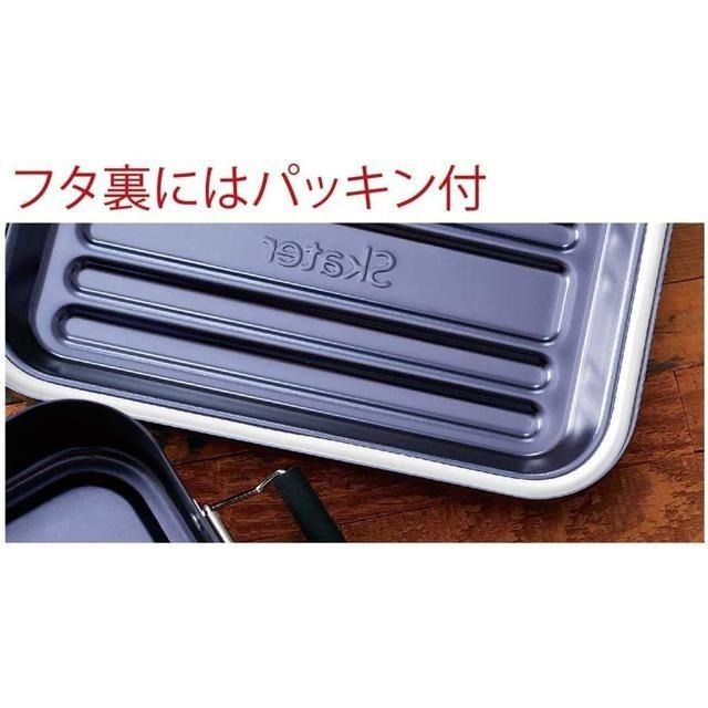 【日本代購】Skater 鋁製便當盒 1000 毫升 AFT10B-A 銀色-細節圖4