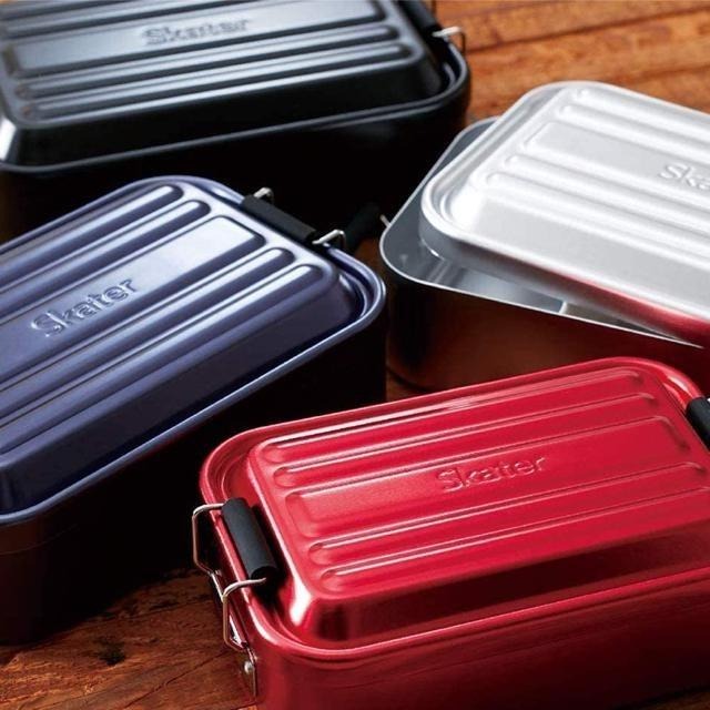 【日本代購】Skater 鋁製便當盒 850 毫升 AFT8B-A 銀色-細節圖7
