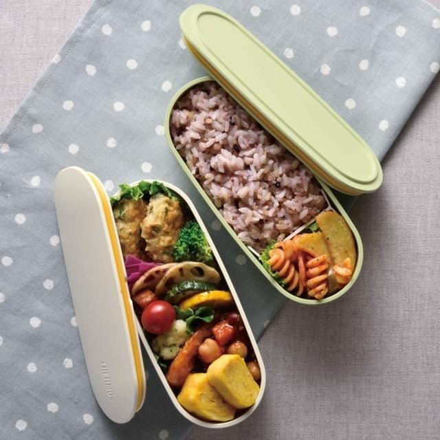 【日本代購】Thermos 膳魔師 雙層便當盒 DJT-600W LTG 淺綠色-細節圖6