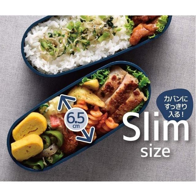 【日本代購】Thermos 膳魔師 雙層便當盒 DJT-600W NVY 藏青色-細節圖4