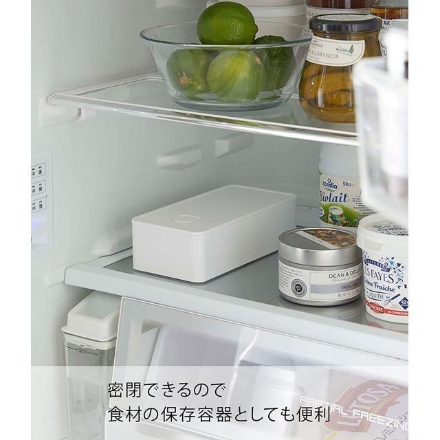 【日本代購】Yamazaki 便當盒 午餐盒 寬形 18.4X9.2X5公分 5471 白色-細節圖5