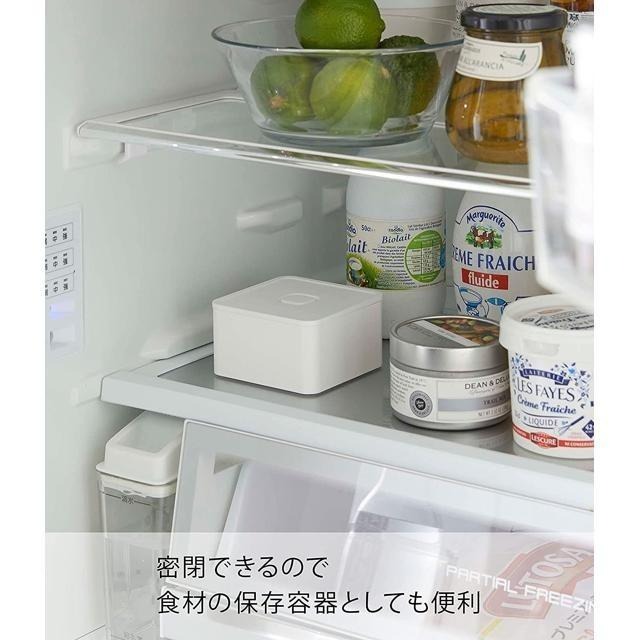 【日本代購】Yamazaki 便當盒 午餐盒 方形 9.2X9.2X5公分 5411 白色-細節圖6