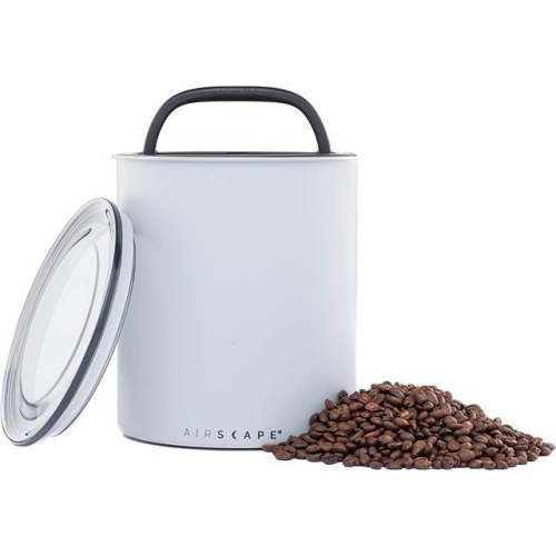 【日本代購】Airscape 咖啡豆 餅乾 堅果 真空密封罐 容量2.5磅 灰白色