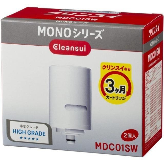 【日本代購】Cleansui 三菱化學 濾芯 MONO系列 MDC01SW (兩入)-細節圖2