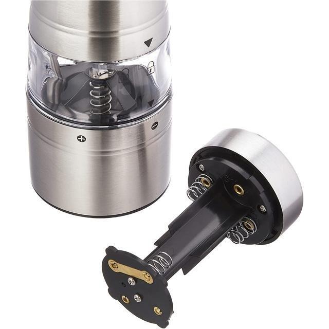 【日本代購】Russell Hobbs 胡椒 電動研磨罐 兩入 7922JP 銀色-細節圖4