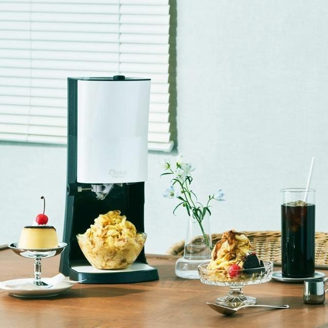 【日本代購】Doshisha 雪花刨冰機 剉冰機 DTY-B2GR 附贈三個製冰盒 綠色-細節圖6