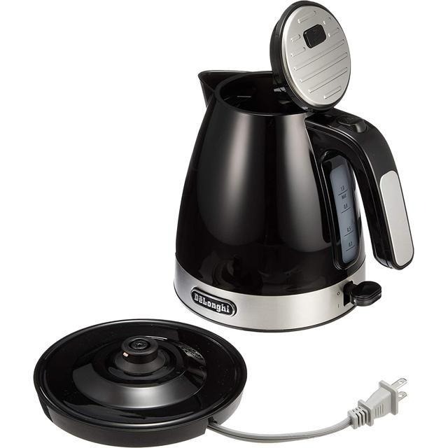 【日本代購】DeLonghi 1.0L 電熱水壺 Active KBLA1200J 黑色-細節圖2