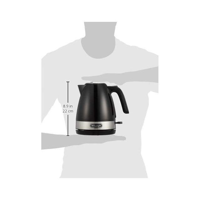 【日本代購】DeLonghi 1.0L 電熱水壺 Active KBLA1200J 黑色-細節圖8