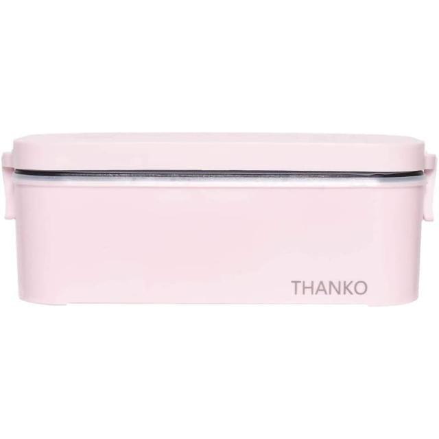 【日本代購】THANKO 電熱飯盒 便當盒 360毫升 櫻花色‎ ‎TKFCLBRC-PK