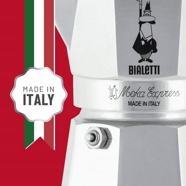 【日本代購】BIALETTI 比亞樂堤 經典 摩卡壺 MOKA 6杯份 銀色-細節圖2