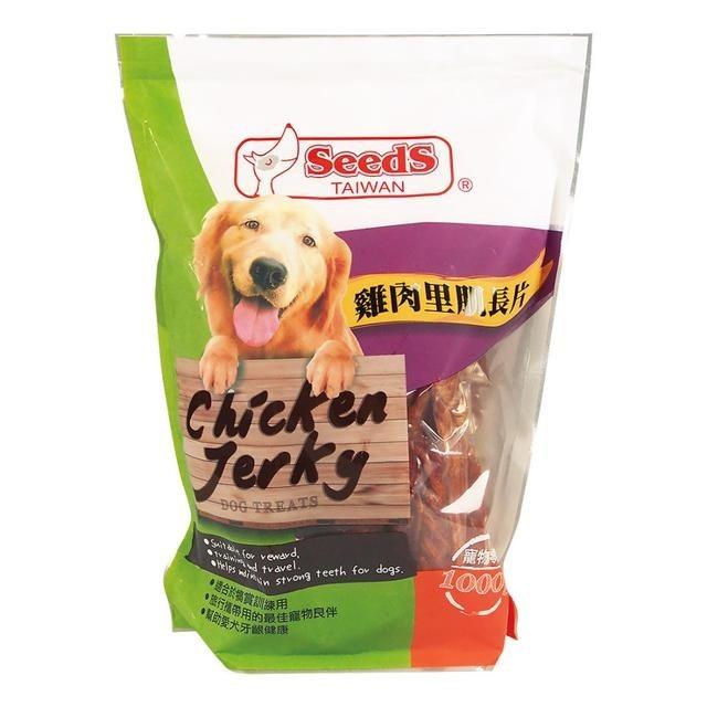 Seeds 惜時雞肉里肌長片愛犬零食1公斤- 及時雨百貨商城