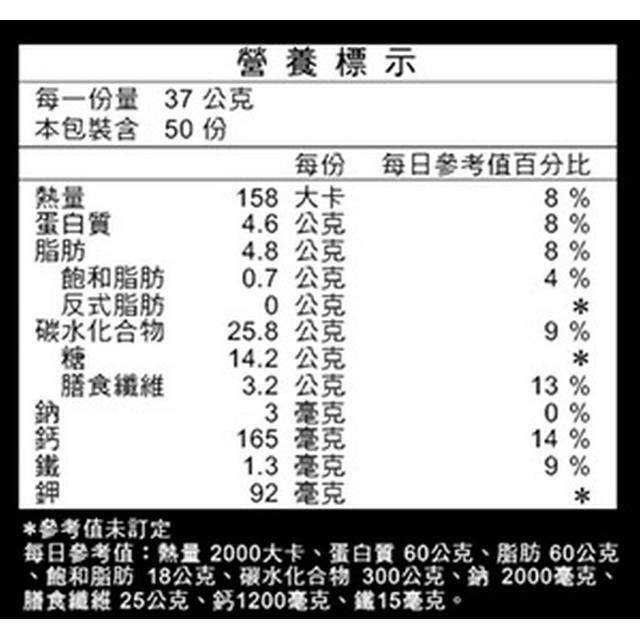 馬玉山 特濃核桃黑芝麻糊 37公克 X 50包-細節圖4