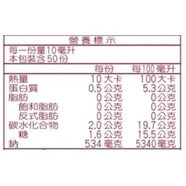 日本森產業 香菇醬油露 500毫升-細節圖3