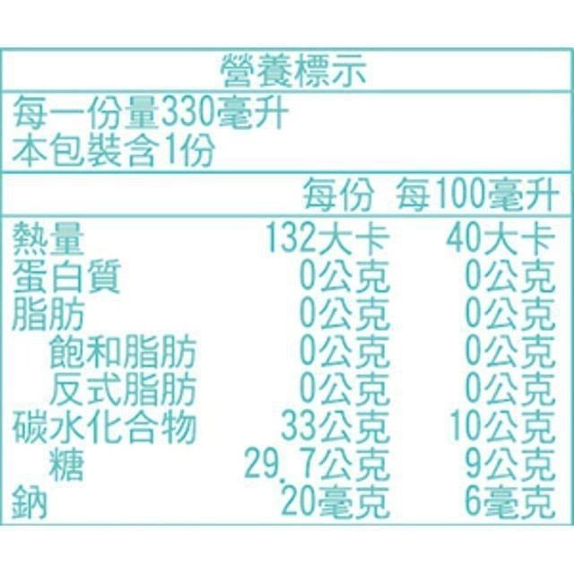 貝思寶兒 蜜桃果茶 330毫升 X 24入-細節圖2