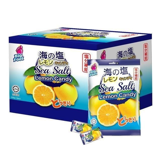 BigFoot 海鹽檸檬糖 150公克 X 6包-細節圖2