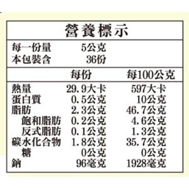 韓味不二 鹽烤海苔 5公克 X 36入-細節圖2