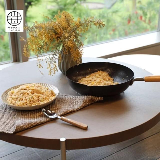 TETSU 窒化鐵製炒鍋 30公分-細節圖2