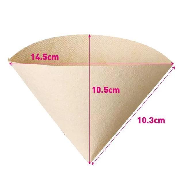 Hario 錐形無漂白咖啡濾紙 1 - 2杯 100張 X 10入-細節圖3