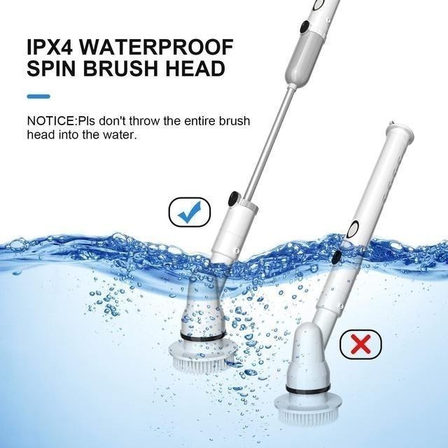 【現貨】Acrimax 電動清潔刷 浴缸拋光 充電式 IPX6防水-細節圖3
