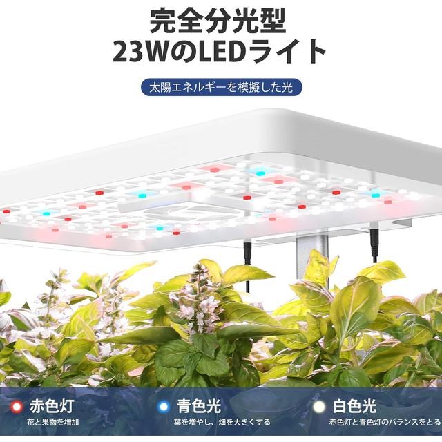 【日本代購】iDOO 水耕植物培育機 蔬菜 水果 12株 白色-細節圖3