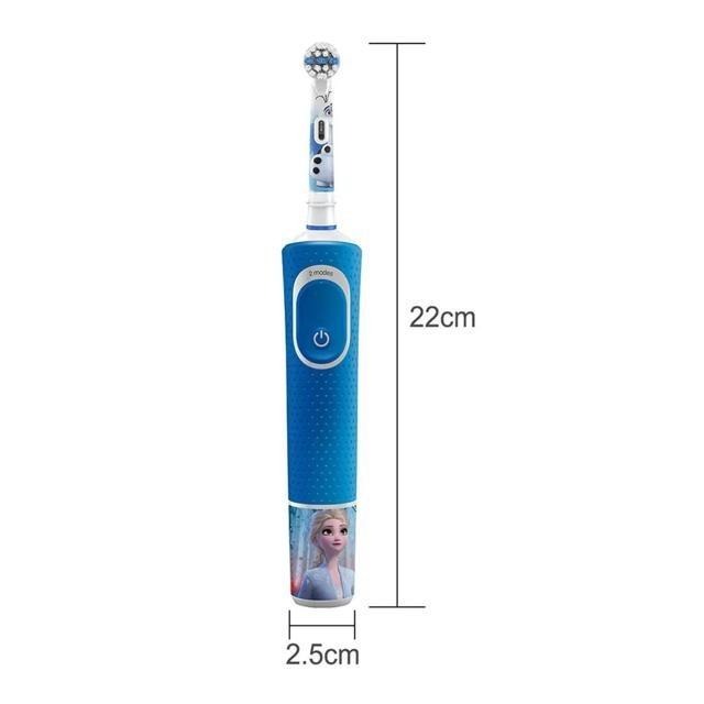 歐樂B 充電式兒童電動牙刷組 D100 Frozen-細節圖2