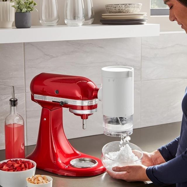 【美國代購】KitchenAid 攪拌機配件 剉冰 雪花冰 2種刀片-細節圖4