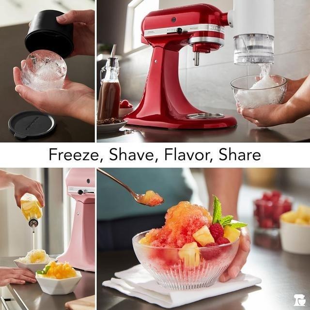 【美國代購】KitchenAid 攪拌機配件 剉冰 雪花冰 2種刀片-細節圖5