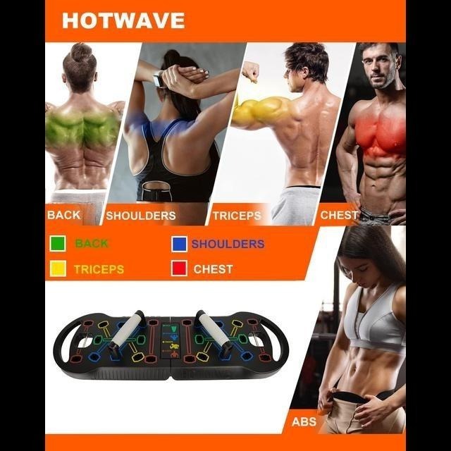 【美國代購】HOTWAVE 攜帶式家庭健身系統 16個配件-細節圖2