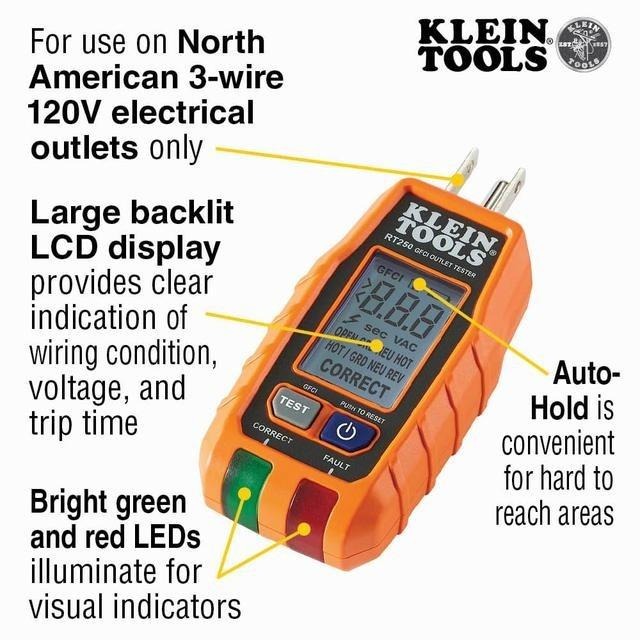 【美國代購】Klein Tools 插座測試儀 RT250-細節圖5