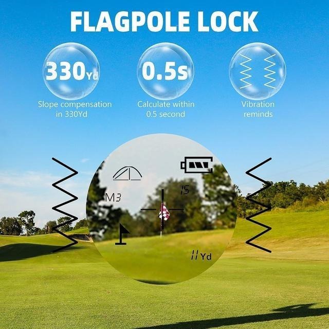 【美國代購】PEAKPULSE 高爾夫球測距儀 LC600AG(斜坡)-細節圖3