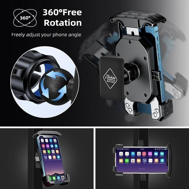 【美國代購】Roykaw 高爾夫球車磁性手機支架-細節圖3