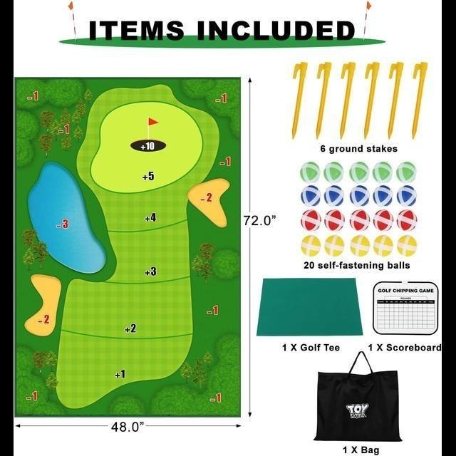 【美國代購】TOY Life 高爾夫球練習遊戲墊-細節圖5