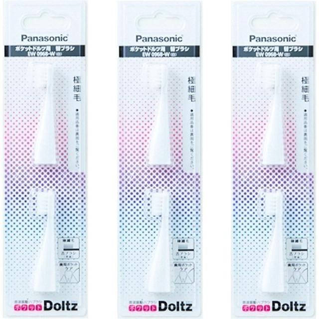 日本代購】Panasonic 松下電動牙刷Doltz 替換刷頭EW0968 (6入