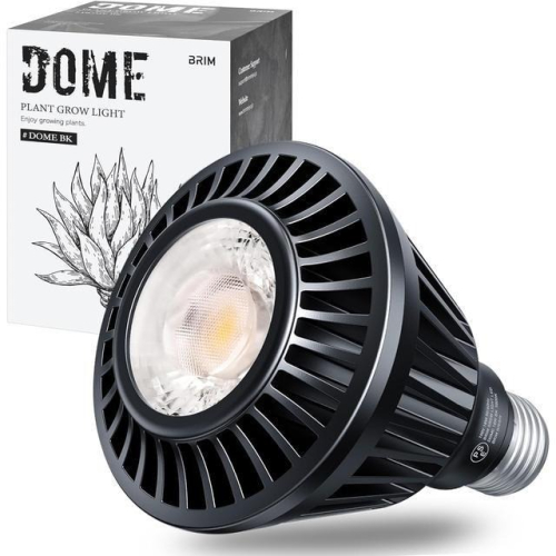 【日本代購】BRIM 植物生長燈 栽培燈 DOME 18W 白光(5800K) 黑色