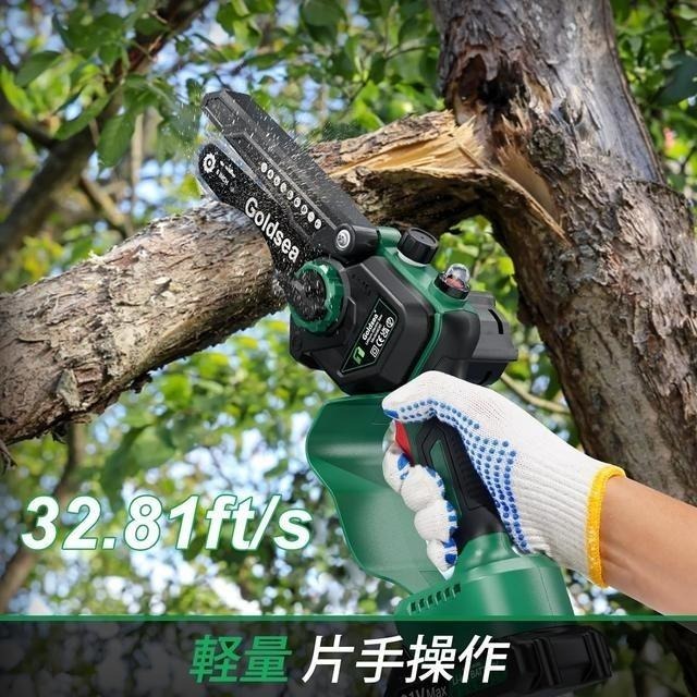 【日本代購】Goldsea 充電式小型電鋸 6吋 ‎6C85 (附兩個電池)-細節圖5