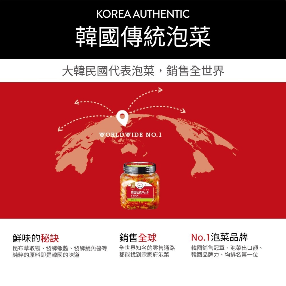 宗家府-甘甜味泡菜80g-750g-細節圖2