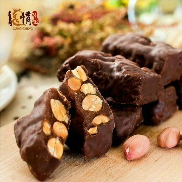 龍潭龍情 巧克力花生糖 花生糖 花生軟糖 不黏牙 16入禮盒 【台灣夯 伴手禮物產館】-細節圖2