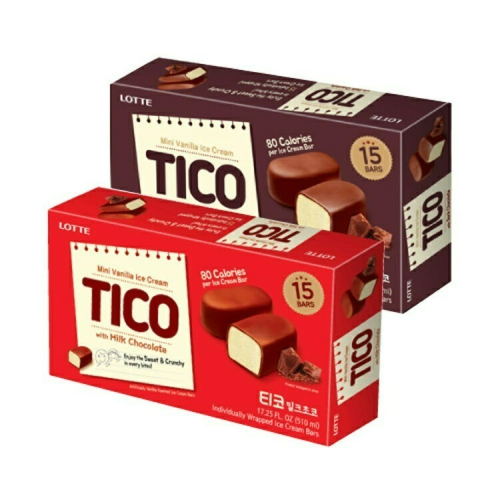 LOTTE 樂天 TICO 原味可可 黑巧克力 草莓 巧克力雪糕【台灣夯 伴手禮物產館】