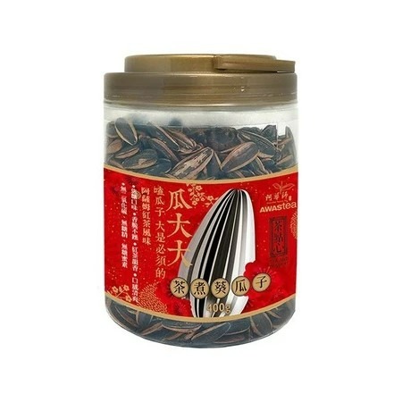 阿華師 瓜大大紅茶葵瓜子400g(罐裝)【台灣夯 伴手禮物產館】-細節圖2