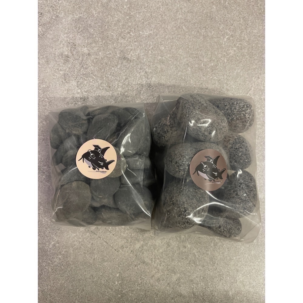 鼠博館-底沙-鼠饅頭麥飯石｜大顆河砂扁石-細節圖4